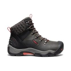 KEEN Buty trekkingowe damskie Revel III black/rose r.37.5. Czarne obuwie trekkingowe damskie Keen, z gumy, bez zapięcia. Za 438.80 zł.