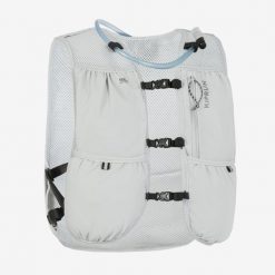 Plecak do biegania w terenie unisex Kiprun 8l. Szare plecaki męskie KIPRUN, bez wzorów, sportowe. Za 199.99 zł.