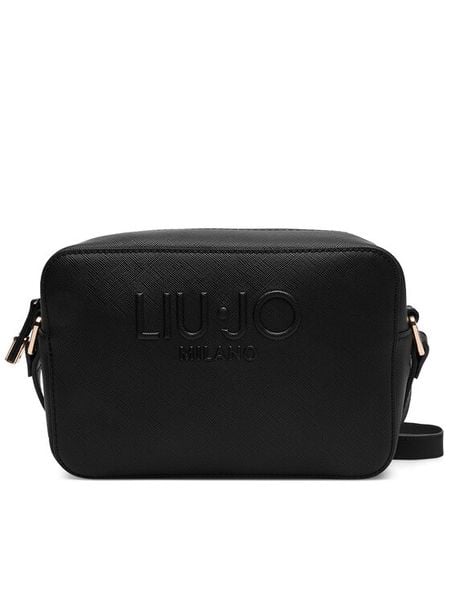 Liu Jo Torebka Halona AF5153 E0087 Czarny. Czarne listonoszki damskie Liu Jo, bez wzorów, ze skóry, bez dodatków. Za 389.99 zł.