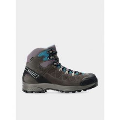 Buty trekkingowe męskie Scarpa Kailash Trek GTX. Niebieskie buty zimowe męskie Scarpa, bez wzorów, bez obcasa, bez zapięcia. Za 907.11 zł.