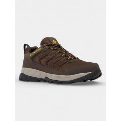 Buty Turystyczne Męskie Columbia Strata Trail Low WP. Brązowe buty zimowe męskie Columbia, bez wzorów, bez obcasa, bez zapięcia. Za 339.00 zł.