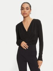 PINKO Body 104464 A29I Czarny Regular Fit. Czarne body Pinko, bez wzorów, z syntetyku. Za 659.99 zł.