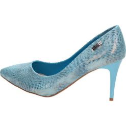 Niebieskie czółenka szpilki SABATINA 576-1-8CM. Niebieskie szpilki damskie Sabatina, bez wzorów, bez obcasa, na szpilce, bez zapięcia. W wyprzedaży za 59.00 zł.