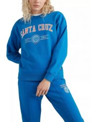 Bluza damska O'Neill Surf State Crew. Niebieskie bluzy damskie O'Neill, s, bez wzorów, z bawełny, sportowe, bez ramiączek, bez kaptura. Za 259.00 zł.