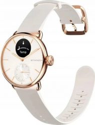 Smartwatch Withings Withings Scanwatch 2 - zegarek z funkcją EKG, pomiarem pulsu i SPO2 oraz mierzeniem aktywności fizycznej i snu (38mm, rose gold). Czerwone zegarki smartwatch Withings, bez wzorów. Za 1,603.65 zł.