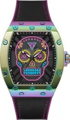 Zegarek Guess Zegarek męski Guess GW0506G2 czarny. Czarne zegarki męskie Guess, z aplikacjami. Za 782.00 zł.