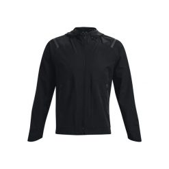 Męska kurtka Under Armour Unstoppable czarna. Czarne kurtki męskie Under Armour, m, bez wzorów, z elastanu, z kapturem. Za 438.85 zł.