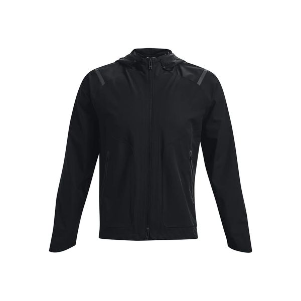 Męska kurtka Under Armour Unstoppable czarna. Czarne kurtki męskie Under Armour, m, bez wzorów, z elastanu, z kapturem. Za 421.65 zł.
