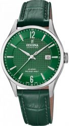 Zegarek męski Festina F20007-5 zielony. Zielone zegarki męskie Festina, bez wzorów. Za 951.61 zł.