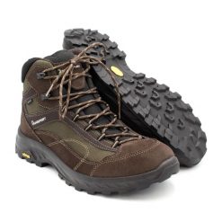Buty trekkingowe Garsport Avereau Mid Wodoodporne brązowe. Brązowe trekkingi męskie GARSPORT, bez zapięcia. Za 424.99 zł.