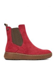 Go Soft Botki CEO-WS5586-07 Czerwony. Czerwone botki damskie GO SOFT, bez wzorów, ze skóry, bez obcasa, na płaskiej podeszwie, bez zapięcia. Za 179.99 zł.
