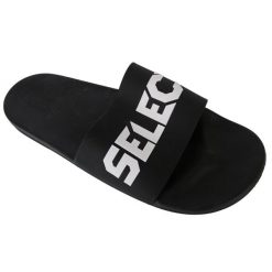 Klapki Męskie Comfort. Czarne klapki męskie Select, bez wzorów, z gumy, z otwartym noskiem, bez zapięcia. Za 131.99 zł.