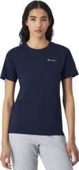 Champion Koszulka damska Champion SS Tee granatowa 117535 BS501 XL. Bluzki damskie Champion, xl, bez wzorów, bez kołnierzyka, bez ramiączek. Za 113.48 zł.