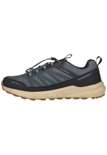 Buty trekkingowe Endurance Ferill. Niebieskie obuwie trekkingowe damskie Endurance, z gumy, bez zapięcia. Za 262.00 zł.