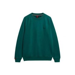 Bluza Superdry Essential Logo. Zielone bluzy męskie Superdry, m, bez wzorów, bez ramiączek, bez kaptura. Za 282.75 zł.