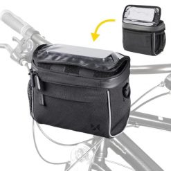 Wozinsky torba rowerowa na kierownicę torba rowerowa na ramię czarna (WBHBB-01). Czarne torby na ramię męskie Wozinsky, z materiału, na ramię. Za 59.00 zł.