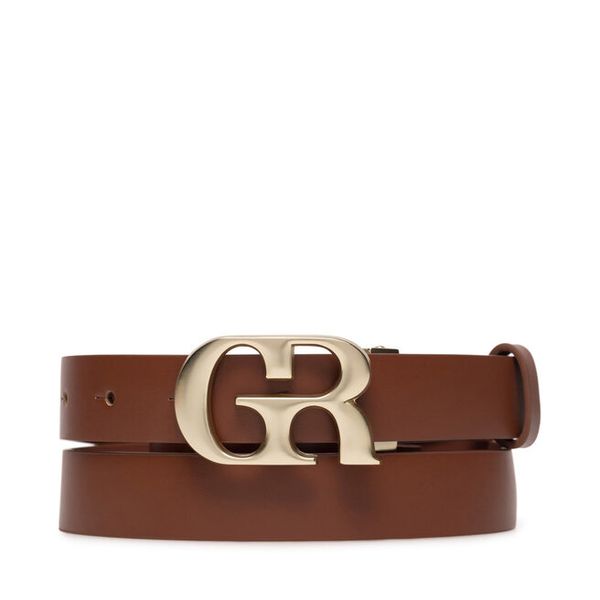 Pasek Damski GINO ROSSI. Brązowe paski damskie Gino Rossi, bez wzorów. Za 99.99 zł.