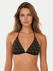 Guess Góra od bikini E6GJ24 KCUO2 Czarny. Czarne bikini Guess, z aplikacjami, z syntetyku. Za 329.99 zł.