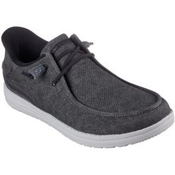 Buty sportowe męskie Skechers Melson Coronado. Czarne buty sportowe męskie Skechers, bez wzorów, bez zapięcia. Za 390.00 zł.