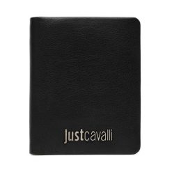 Portfel Just Cavalli. Czarne portfele męskie Just Cavalli, bez wzorów. Za 239.99 zł.