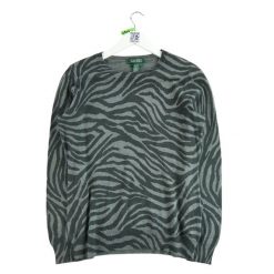 Second life - Damski sweter z jedwabiu i kaszmiru - Stan bardzo dobry. Czarne swetry nierozpinane damskie Ralph Lauren, bez wzorów, z kaszmiru, bez kołnierzyka, bez ramiączek. Za 228.38 zł.