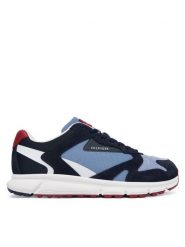 Tommy Hilfiger Sneakersy Outdoor Runner FM0FM05945 Niebieski. Niebieskie trekkingi męskie Tommy Hilfiger, ze skóry, bez zapięcia. Za 489.99 zł.