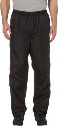 Vaude Spodnie sportowe męskie przeciwdeszczowe Vaude Fluid - czarne L. Czarne spodnie sportowe męskie Vaude, l, bez wzorów. Za 228.85 zł.