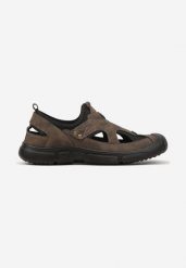Brązowe Wsuwane Buty Sportowe z Wycięciami Laniwen. Brązowe buty sportowe męskie Born2be, bez wzorów, bez zapięcia. Za 109.99 zł.