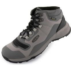 Keen Men Tempo Flex Mid WP Grey. Szare buty zimowe męskie Puma, bez wzorów, z gumy, bez obcasa, bez zapięcia. Za 523.99 zł.