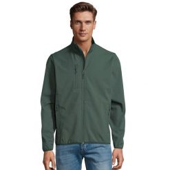 Męska Kurtka Radian Soft Shell. Czerwone kurtki męskie SOL'S, m, bez wzorów, z puchu, sportowe, bez kaptura. Za 182.99 zł.