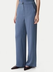 Marella Spodnie materiałowe Robinia2 2615131281 Granatowy Straight Fit. Niebieskie spodnie materiałowe damskie Marella, bez wzorów, z acetatu. Za 749.99 zł.