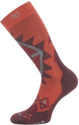 Skarpety Trekkingowe Lasting WLN 85% Merino Wool Pomarańczowy (210) L (42-45). Brązowe skarpetki damskie LASTING, bez wzorów, z dzianiny. Za 68.00 zł.