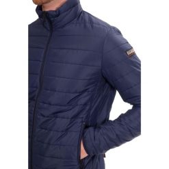 Kurtka męska Napapijri NP0A4GAT. Niebieskie kurtki męskie Napapijri, l, bez wzorów, z puchu, bez kaptura. Za 359.99 zł.