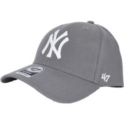 Czapka z daszkiem dla dorosłych New York Yankees MVP Cap. Szare czapki damskie 47 Brand, bez wzorów, z wełny. Za 189.00 zł.