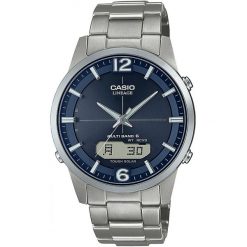 Zegarek męski Casio LCW-M170TD-2AER, Quartz, 40mm, 5ATM. Niebieskie zegarki męskie Casio, bez wzorów. Za 1,174.35 zł.