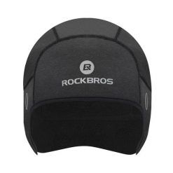 Zimowa czapka sportowa unisex Rockbros YPP044. Czarne czapki damskie ROCKBROS, na zimę, bez wzorów, z materiału, sportowe. Za 31.00 zł.