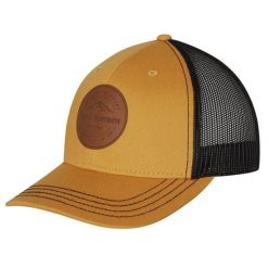 FJORD NANSEN Czapka z daszkiem Trucker Cap Legacy Patch mustard/black. Czarne czapki damskie FJORD NANSEN, na lato, bez wzorów, z bawełny, klasyczne. Za 99.99 zł.