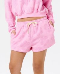 Rip Curl Paradise Terry Beach Short - Pink. Czerwone stroje kąpielowe damskie Rip Curl, s, bez wzorów. Za 309.99 zł.