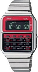Zegarek Casio Vintage Zegarek męski Casio CA-500WE-4BEF srebrny. Szare zegarki męskie Casio Vintage, bez wzorów, srebrne. Za 251.90 zł.