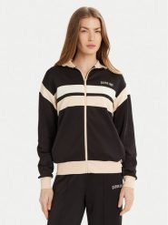 Guess Bluza V5RQ00 KCO72 Granatowy Regular Fit. Brązowe bluzy damskie Guess, xs, z aplikacjami, z syntetyku, bez ramiączek, bez kaptura. Za 209.99 zł.