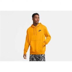 Bluza sportowa męska Nike Giannis freak. Żółte bluzy sportowe męskie Nike, l, bez wzorów, z kapturem. Za 499.99 zł.