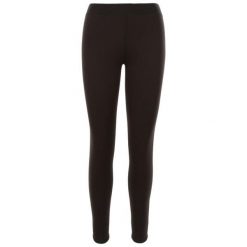 Legginsy Damskie Fuzzy Sherpa. Czarne legginsy damskie Trespass, bez wzorów, z dzianiny. Za 134.99 zł.