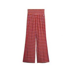 Damskie spodnie plażowe Superdry. Czerwone spodnie dresowe damskie Superdry, bez wzorów, sportowe, długie. Za 330.35 zł.