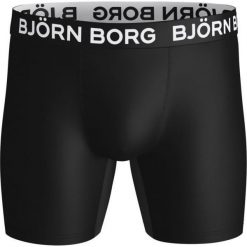 Björn Borg Bokserki Solid Performance Shorts Black Beauty L. Czarne bokserki męskie Björn Borg, bez wzorów, z poliamidu. W wyprzedaży za 85.00 zł.