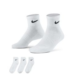 Skarpety Everyday Cushion Ankle 3 Pary. Białe skarpety męskie Nike, bez wzorów. Za 49.00 zł.