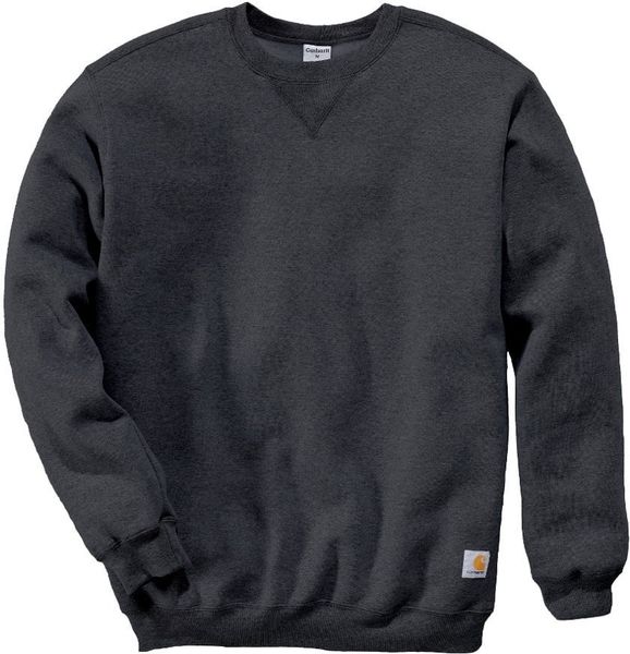 Bluza Carhartt Midweight Crewneck Carbon. Bluzy męskie Visent, m, bez wzorów, bez ramiączek, bez kaptura. Za 212.89 zł.