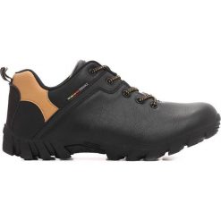 Czarne Buty Sportowe Ultra. Czarne botki męskie Born2be, bez wzorów, ze skóry, bez zapięcia. Za 109.99 zł.