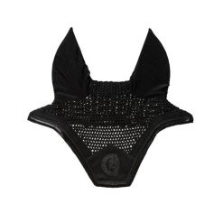 Czapka przeciw muchom dla koni z gumy Kentucky Horsewear Wellington. Czarne czapki damskie KENTUCKY HORSEWEAR, bez wzorów, sportowe. Za 401.00 zł.