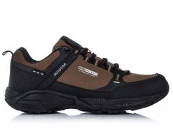 Buty męskie sportowe trekkingowe DK PREDATOR LOW SOFTSHELL. Brązowe trekkingi męskie DK, z materiału, bez zapięcia. Za 159.00 zł.