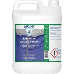 Płyn do prania syntetycznej bielizny termoaktywnej Nikwax BaseWash 5 L. Buty zimowe męskie Nikwax, bez wzorów, z syntetyku, bez obcasa, bez zapięcia. Za 165.99 zł.